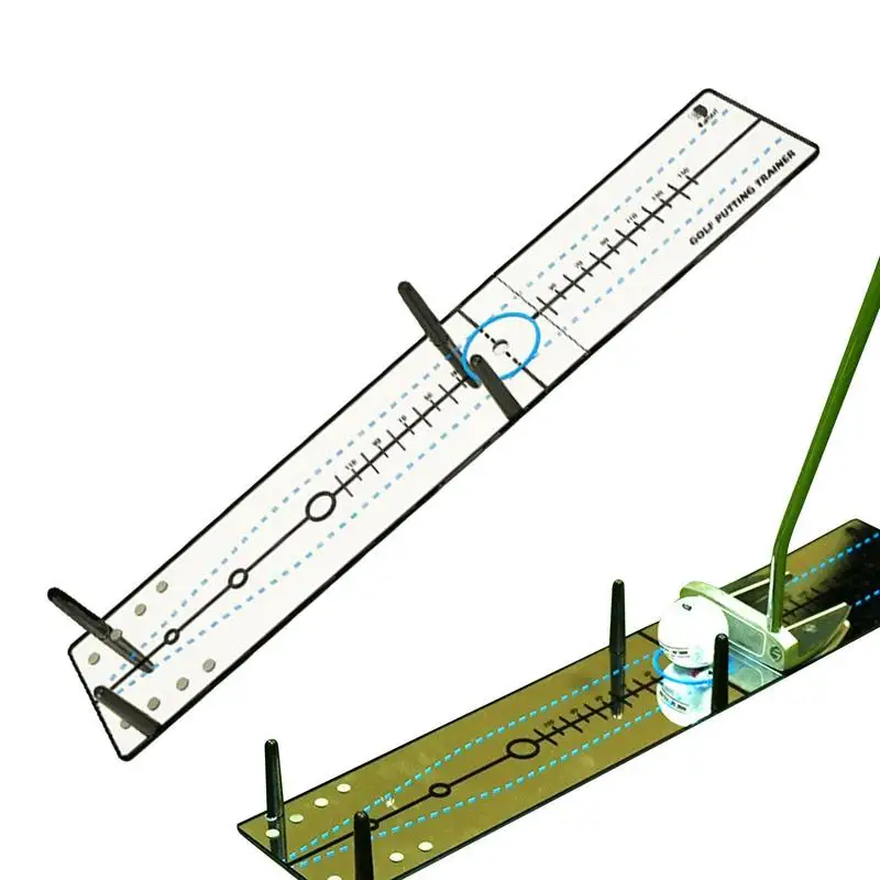 Зеркало для игры в гольф, качели для гольфа, прямая тренировочная линия, аксессуары для гольфа, путтер, зеркальное выравнивание, тренировочный