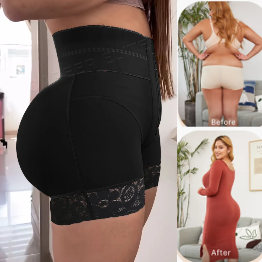 

Women Fajas Colombianas Postpartum Repair Tummy Control Butt Lifter Shaper Shorts Push Up Hip Enhancer Corrective Underwear