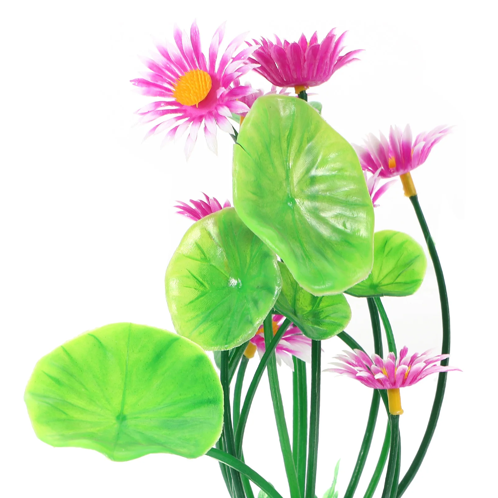 

Fake Aquarium Plant Decorative Lotus Flower Freshwater Aquarium Flowers Safe Resistance Fish Tank Supplies