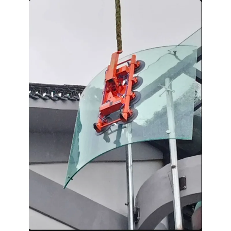 Heavy-Duty Electric Glass Lifter with Auto-Hold | For Curtain Wall & Oversized Glass Installation (300kg+ Lifting Capacity)