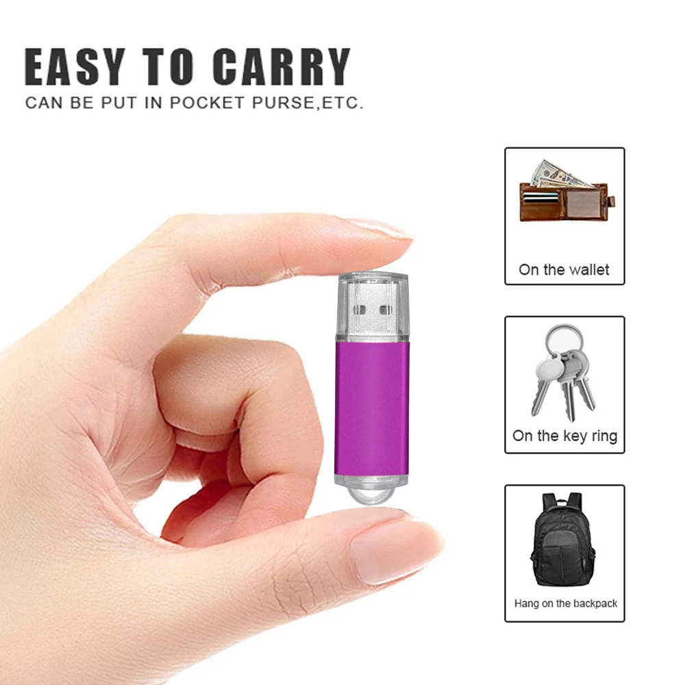 100PCS/lot Metal 2.0 Memory Stick Pendrive 4GB 8GB 16GB 32GB Usb Flash Drive 64GB Business Gift Pen Drive Free Customized Logo view 4