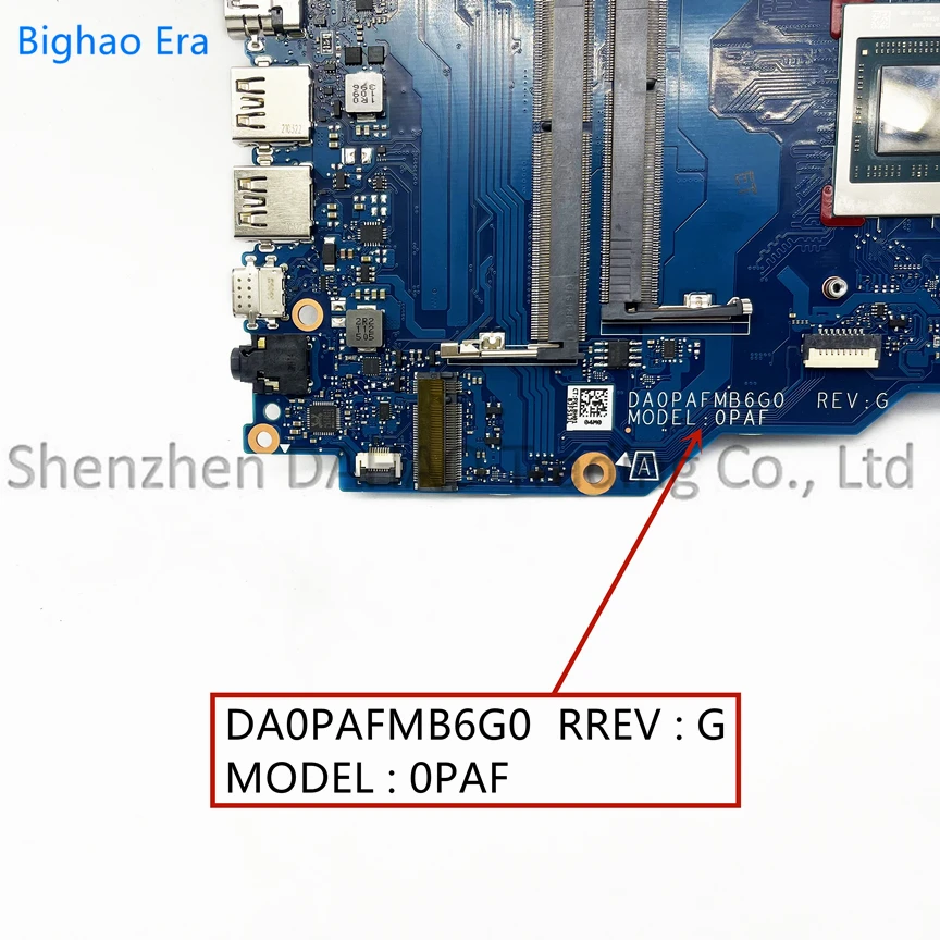 Imagem -03 - para hp Tpn-q242 14-fq 14s-fq 14s-fr Laptop Motherboard com r3 R53450 R74700 Cpu Ddr4 M17571601 100 Totalmente Teste Da0pafmb6g0