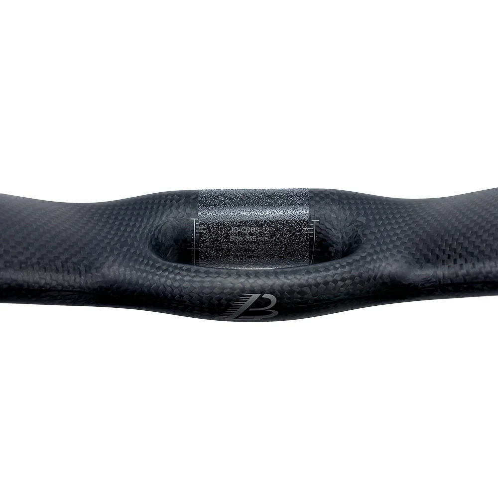 BALUGOE Carbonfaser-Fahrradlenker für Sprint- und Match-Fahrten, TT-Fahrradlenker, fest montiert, schwarz matt, 31,8 mm, Sport, UCI – Detail 13