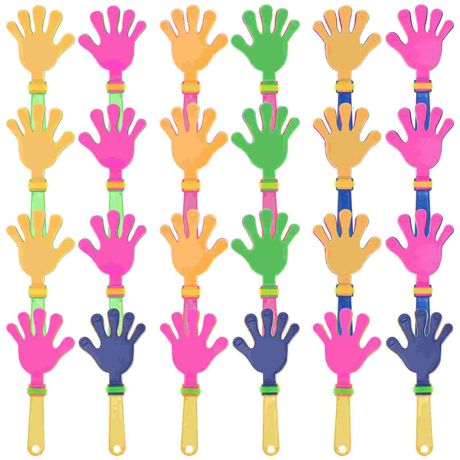 24 Pcs Clapping Toy Party Favors Make Decision Noise Maker Hand Clappers Noisemakers for Sports