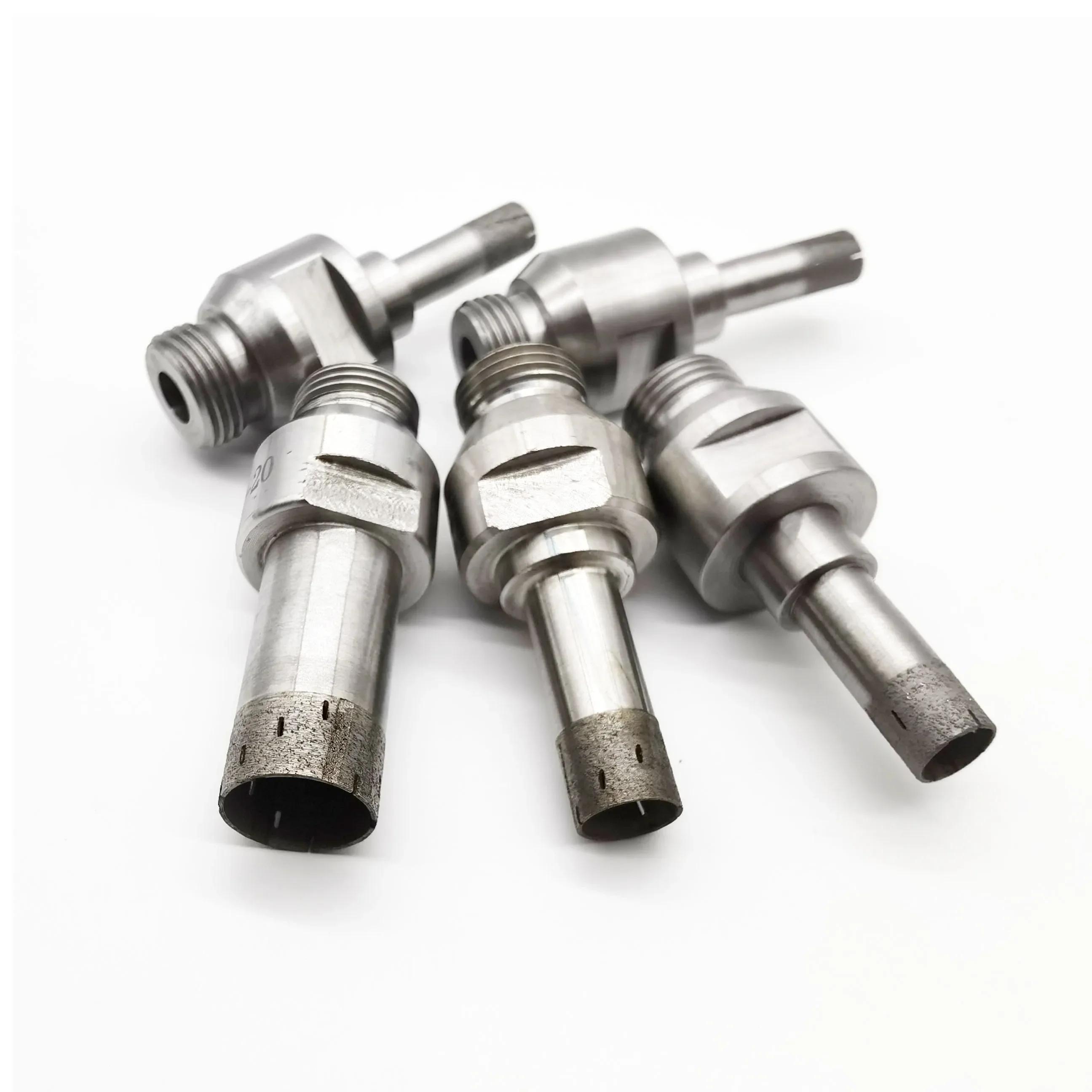 ใหม่ Sintered Diamond Core Drill Bit,กระเบื้องแก้วเจาะมากกว่า15,000หลุม,D5mm ~ 120มม.เบลเยียมด้าย-YG 1/2''
