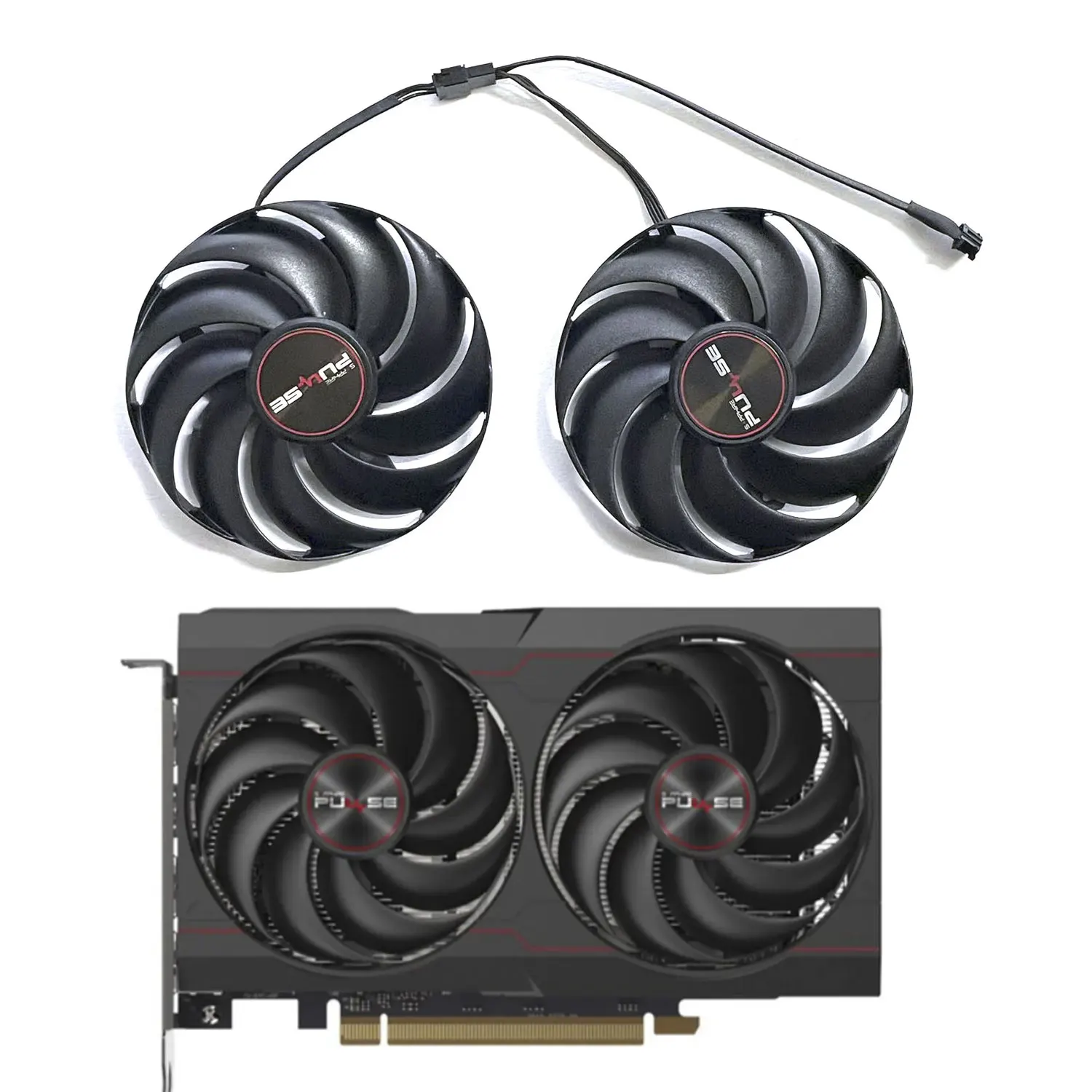 

New 4PIN DC 12V 0.35A FDC10H12D9-C 87MM RX 6600XT GPU Fan for Sapphire Radeon RX 6600 RX 6600XT 8G D6 Platinum Edition