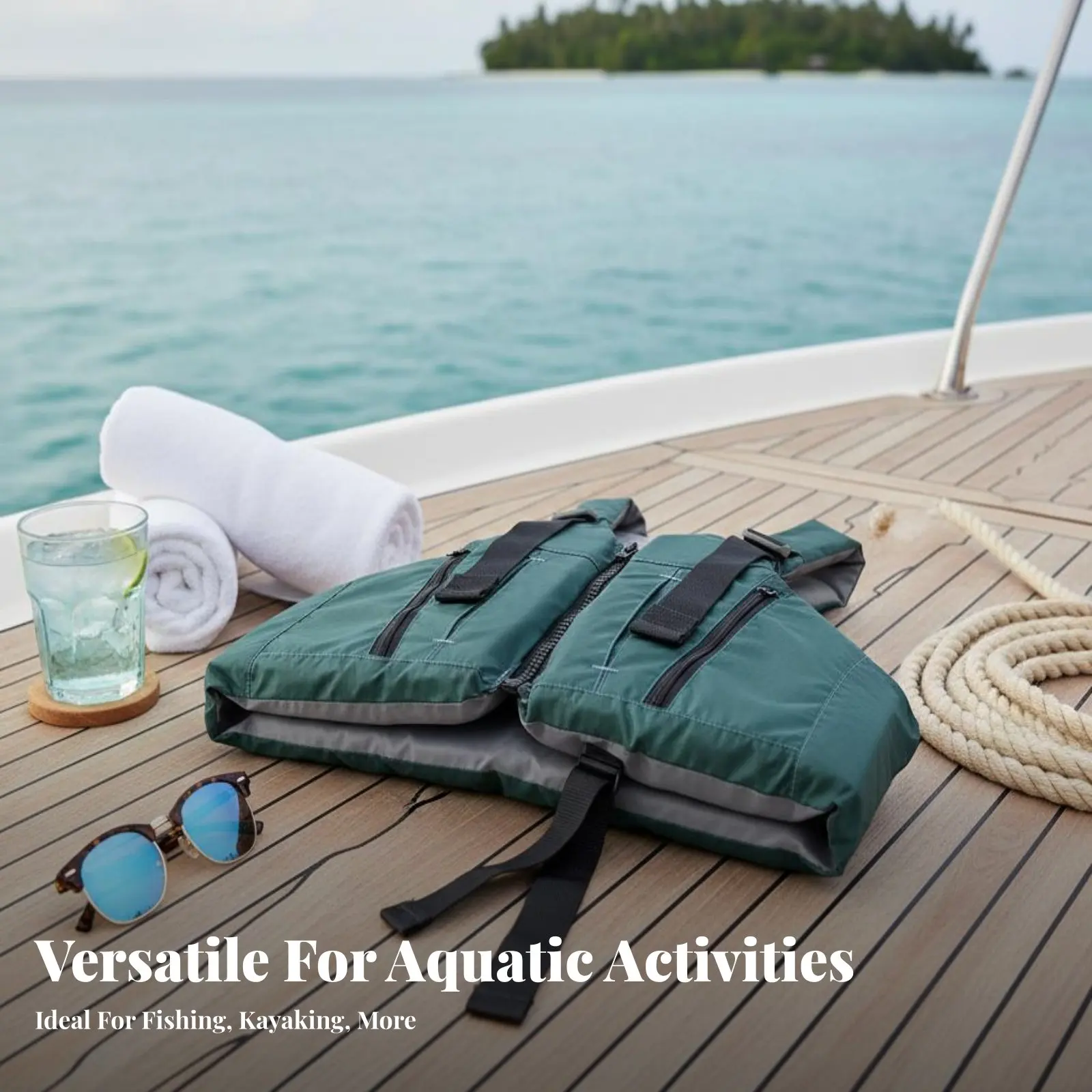 

Полноразмерный спасательный жилет с регулируемыми ремнями, устройство для плавания на каяках, жилет для водных видов спорта, легкий жилет для водных видов спорта