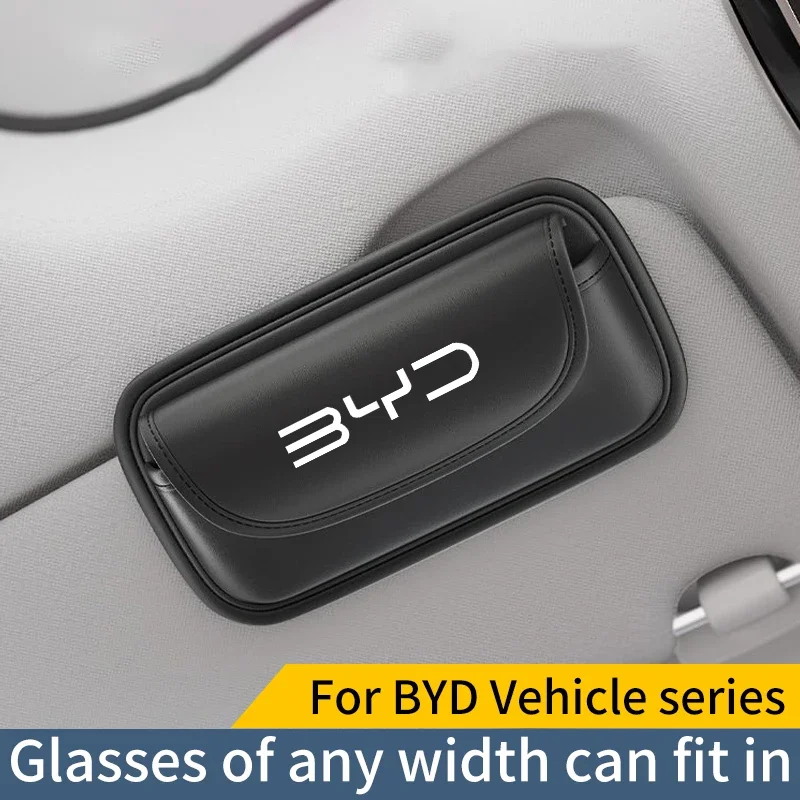 

Для BYD Seagyll V2l Dolphin mini Atto3 Dmi автомобильные очки 2024, коробка для солнцезащитных очков, зажим для солнцезащитных очков, сумка для хранения очков