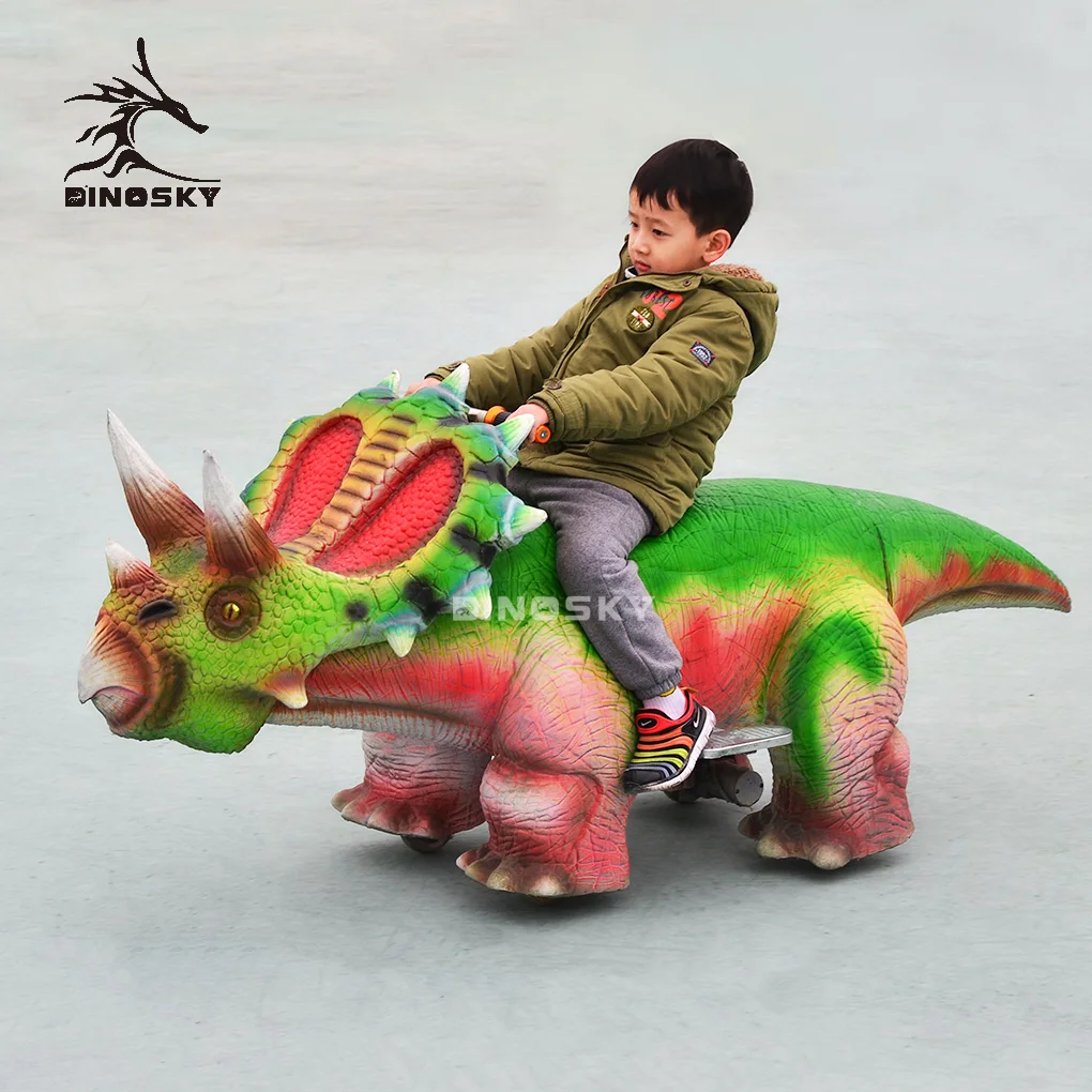 

ATV&UTVFunny Kids Ride on Cars Coin Operated Dinosaur Animal Triceratops DINOSKY