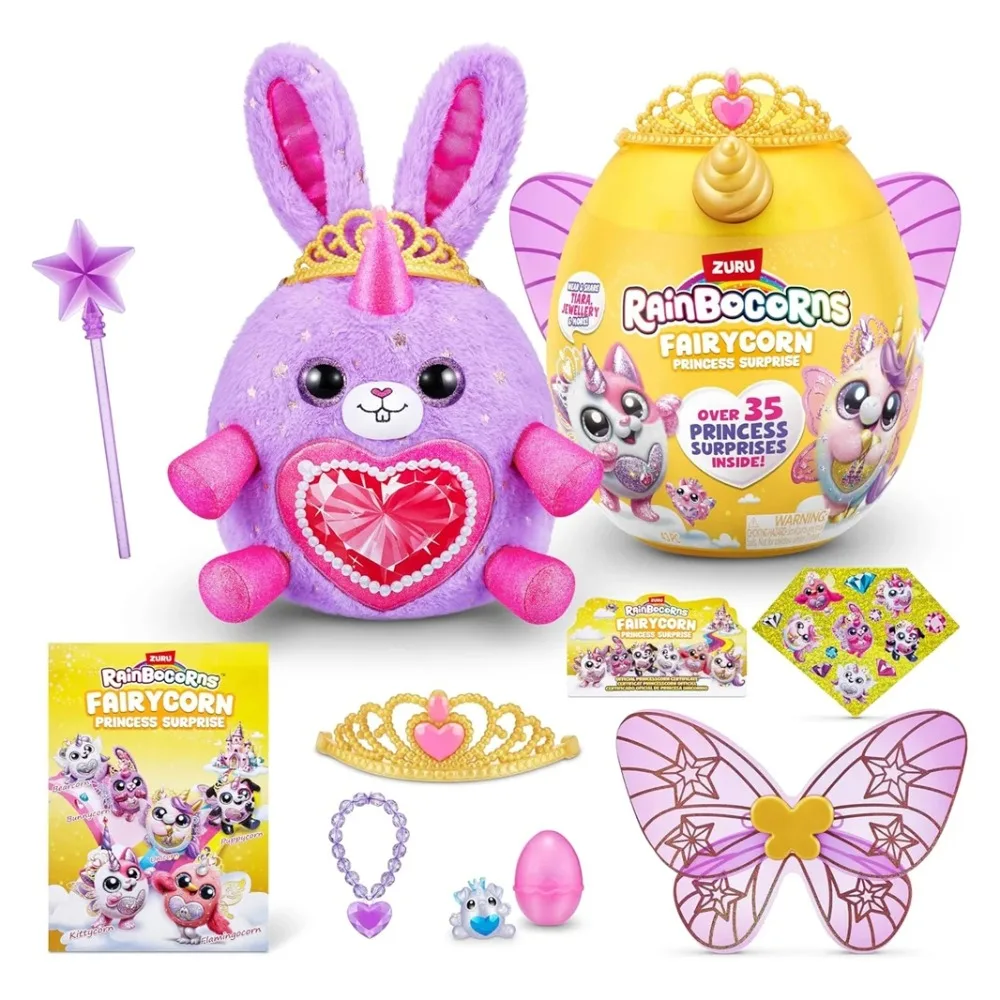 ZURU Rainbocorns الجنية الأميرة مفاجأة يونيكورن ماجيك البيض صندوق أعمى تحصيل يمكن ارتداؤها أجنحة الجنية هدايا للفتيات #1