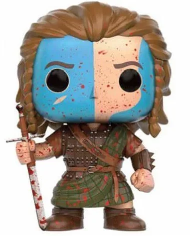 NEW Funko Pop Brave Heart William Wallace Sangriento # 368 Limited Edition Anime Vinyl Mobile Doll Collection Ornament Gifts