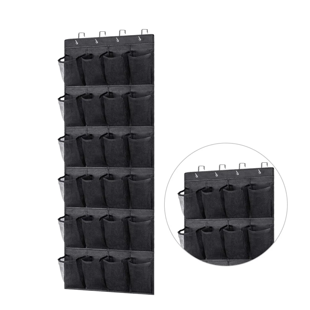 2Pcs Over The Door Shoe Organizer Shoe Storage Organizer Heavy Duty Mesh Shoes Organizer Shoes Hanging Bag for Slippers Sneakers