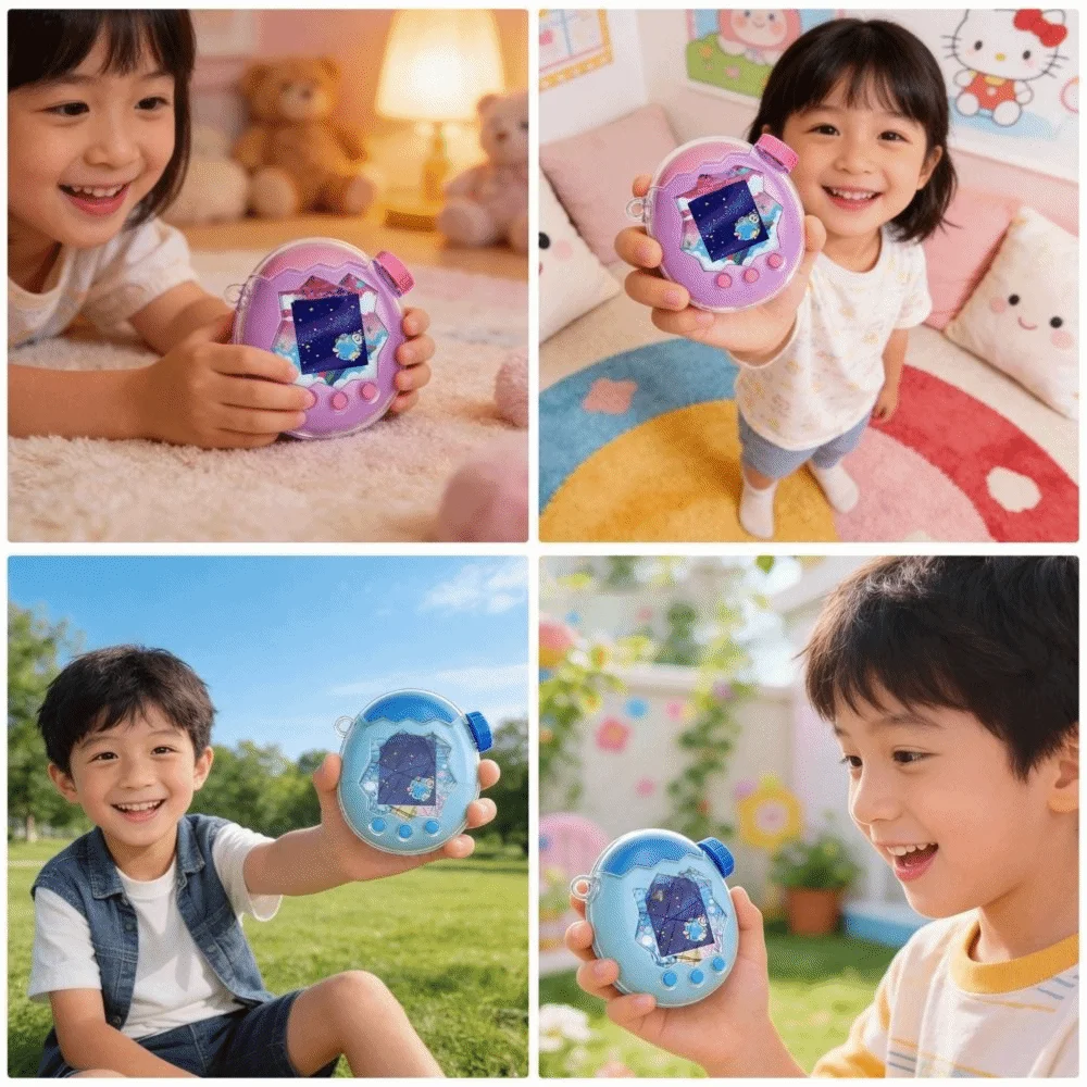 PC Protective Cover Protector Anti-scratch Hard Shell Clear Decorative Protective Case for Tamagotchi Paradise