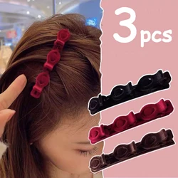 1-3 pz floccaggio fermaglio per capelli Hair Styling frangia laterale forcina Flock Pins Clip porta capelli rotti mollette Barrette accessori per capelli