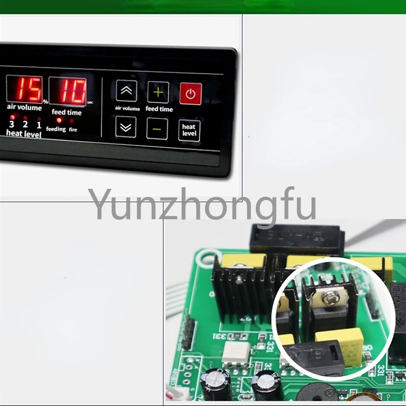 Pellet Stove Display LED Digital Control Panel Circuit Board Temperature Controller Oven Furnace Parts Pellet Burner Controller