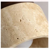 Led Ceiling Lamp Surface Mounted Downlight Japanese Style Stone Wood Light Round 110V220V For Living Room Corridor Porch Balcony 2