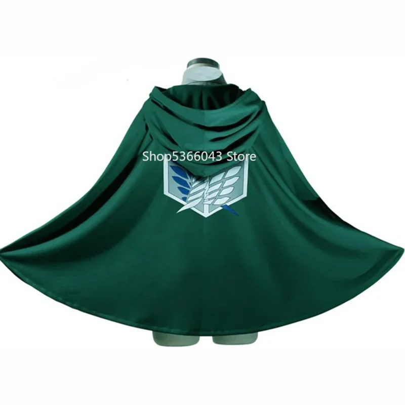 Ataque anime titan manto cosplay traje shingeki no kyojin scouting legião aren capas masquerade carnaval festa vestir-se