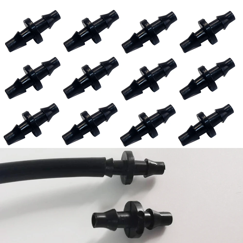 200Pcs Garden Hose Water Connector Drip Irrigation Tubing Hose Accessories Joint Barbed Tees Cross Eng Plug Adaptors