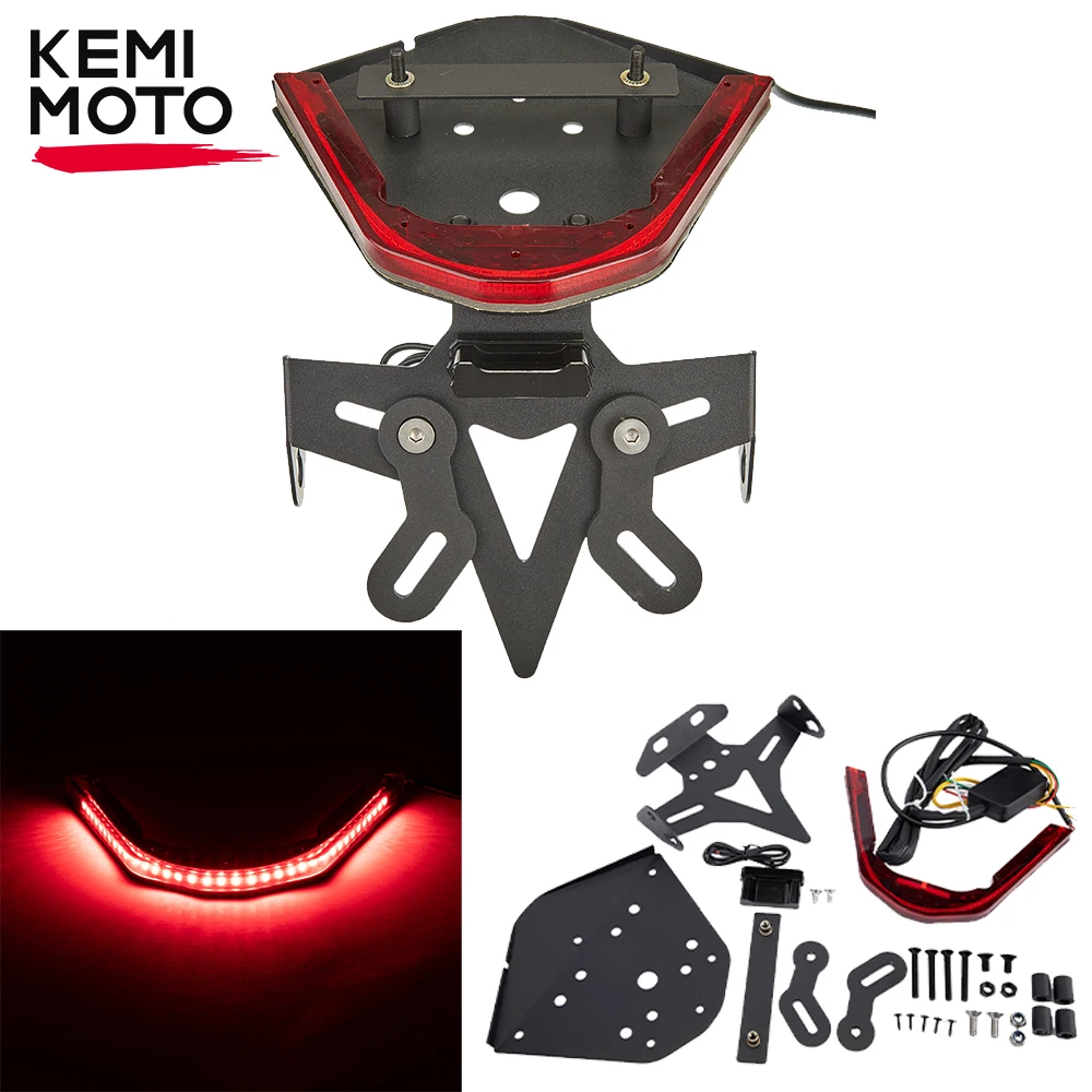 

For BMW S1000RR 2019-2022 Led Integrated Taillight Turn Signals Light Registration Plate Holder S 1000 RR Motorcycle Accessories