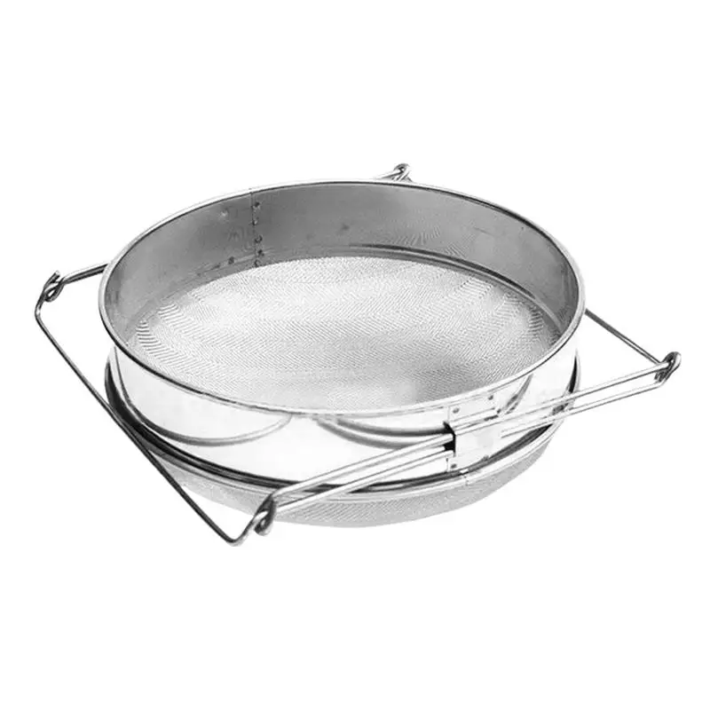 

Honey Filter Stainless Steel Honey Sieve Honey Filter Double Honey Sieve Honey Harvesting Strainer Beekeeping Tool Honey Filters