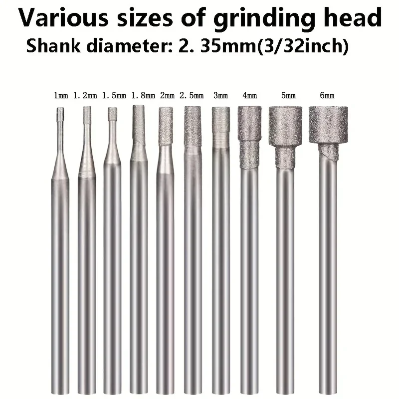 Abrasive wheel burrs, used for rotating tools.