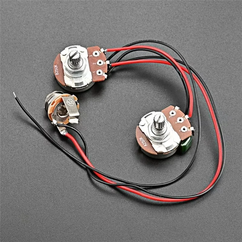 ABJM-Electric Bass Wiring Harness Kit 1Volume 1Tone Control For Enhanced Sound Quality