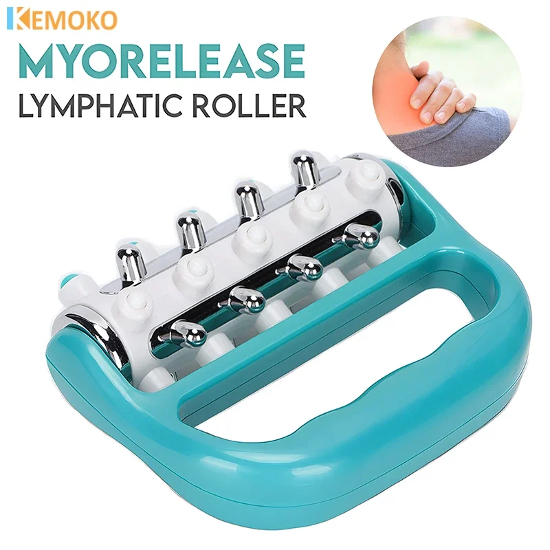 Roller Massager Wholesale Body Fat Pushing Massager Face Back Waist Leg Manual Massager Plastic Handheld Small Roller Leg Relax