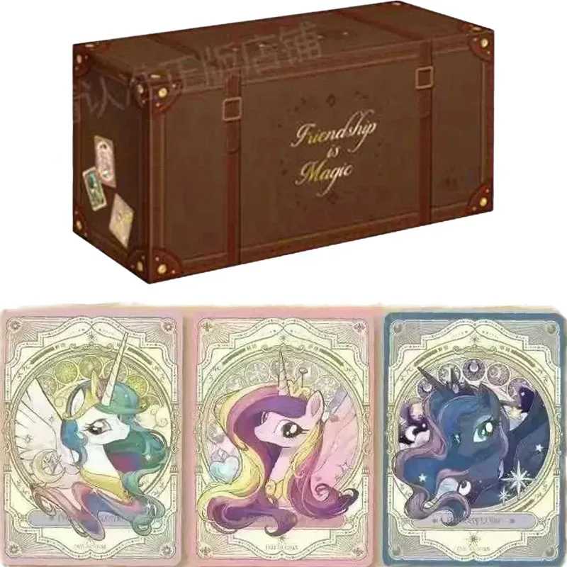 Cartes authentiques KAYOU My Little Pony, cartes d'amitié éternelle, pack étoile, cartes de princesse dorées magnifiques, cartes à collectionner, jouets, cadeaux