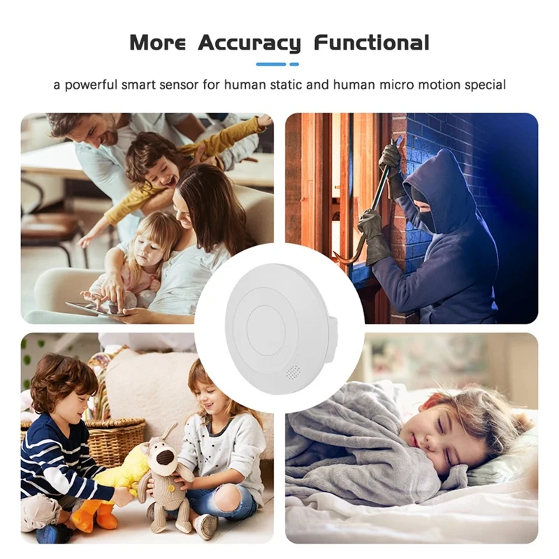 Mmwave Radar Smart Human Presence Sensor Reliable Performance Energy Saving Easy Installation Smart Life Zigbee Tuy Easy To Use