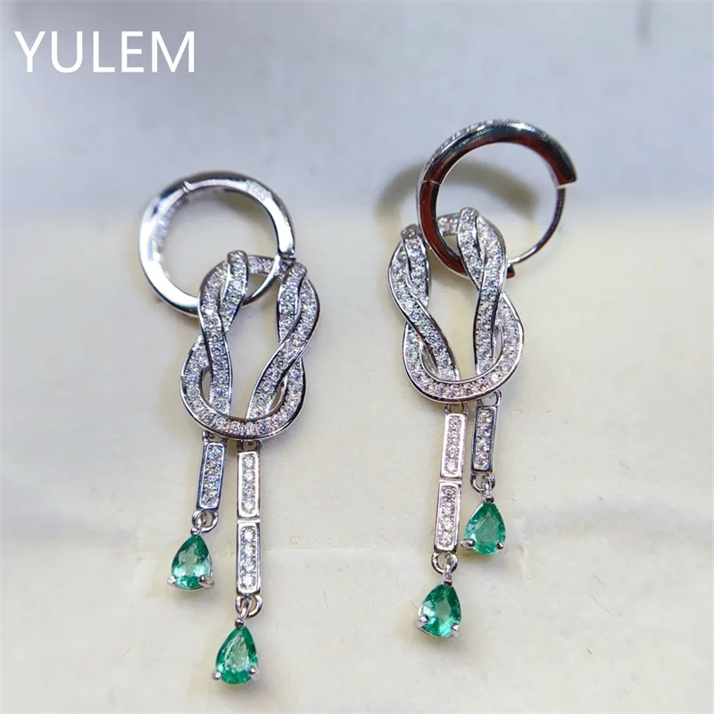 

Классические серебряные изумрудные серьги 3x4 мм, серьги-гвоздики из натурального изумруда класса I, серьги-гвоздики из твердого серебра 925 пробы с изумрудом