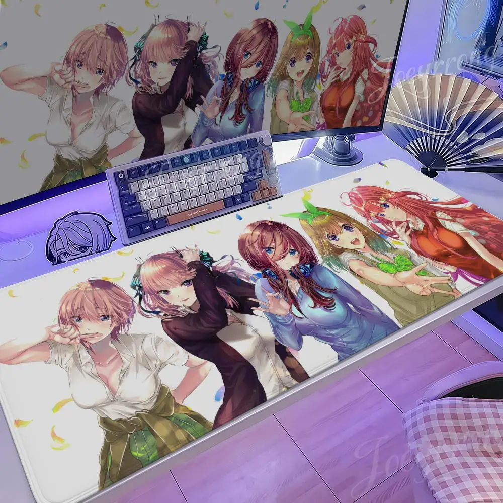 

The Quintessential Quintuplets Mouse Pad 1000x500Anime Taro Sakamoto Days XXL Large Gaming Non-slip Office Keyboard Mat Desk Mat