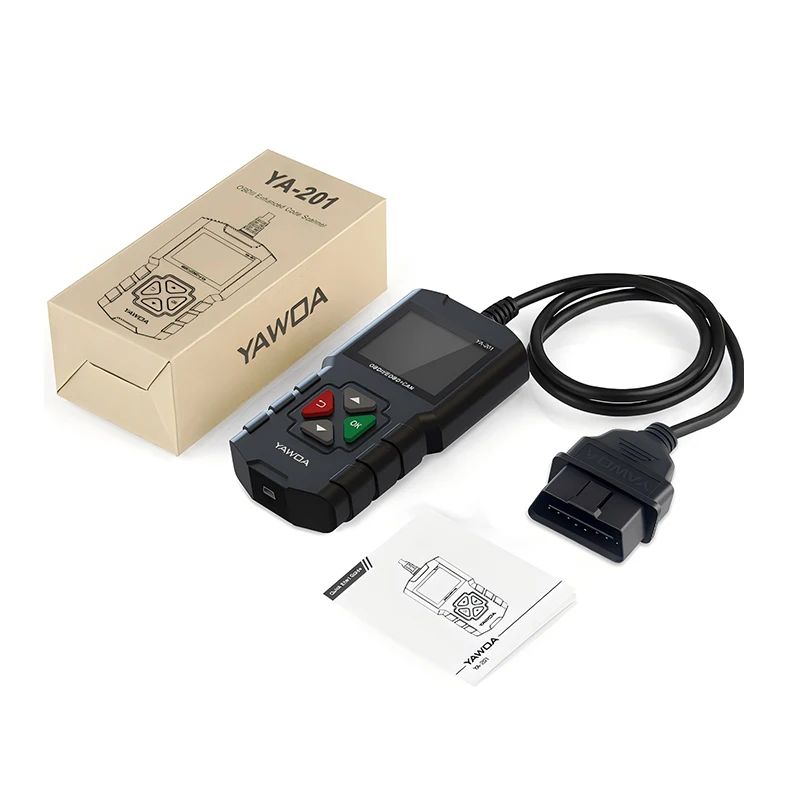 

Усовершенствованный OBDll-сканер YA201 для полной диагностики OBDII/EOBD (читайте/прозрачный DTC, просмотр данных на раме замораживания и т. д.)