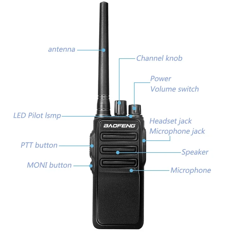 baofeng BF1904 camping walkman Wireless set long range radios  walki communication radio ham Two-way transceiver hunting talkie