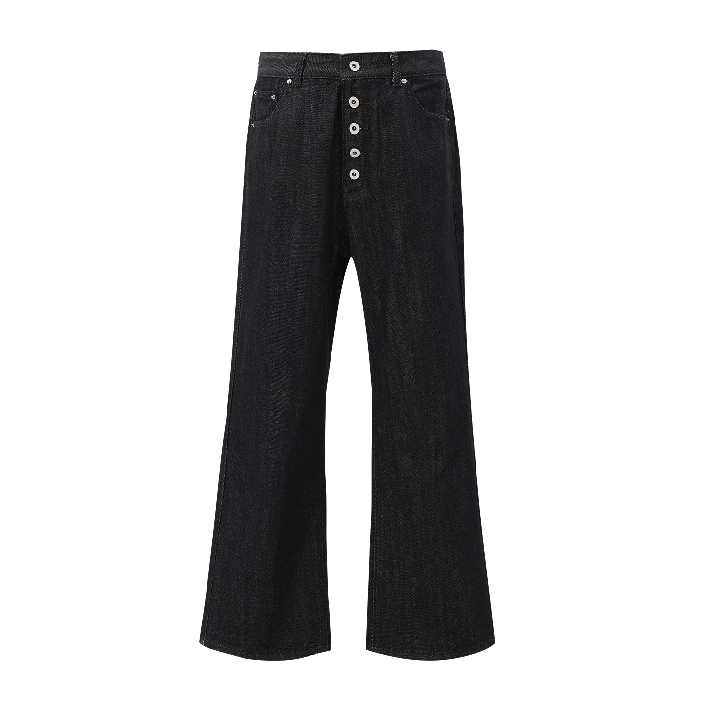

Black Womens Jeans High Waist Vintage Straight Autumn Y2K Classic Denim Pants Streetwear American Wide Leg Baggy Denim Trouser