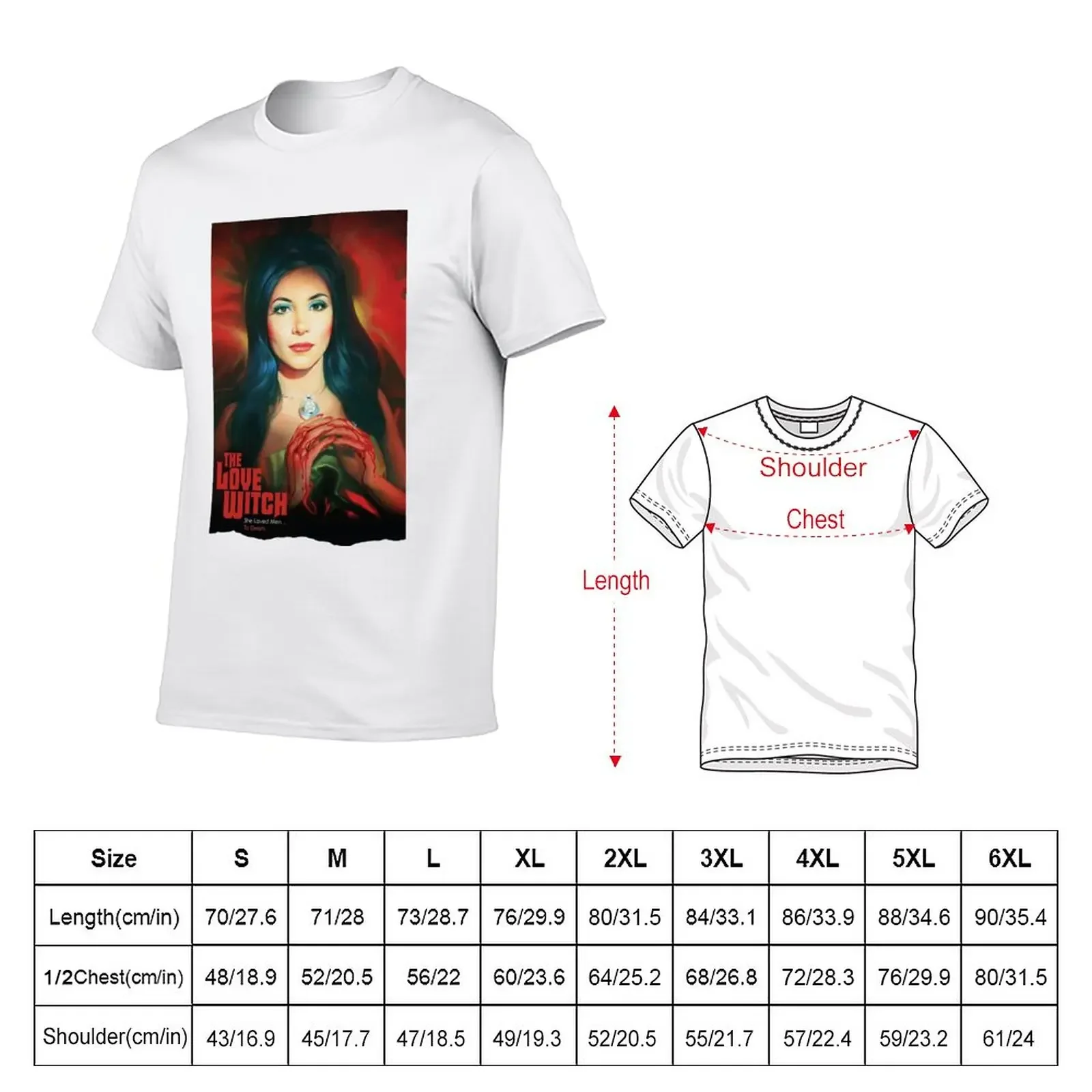 Funny Gifts Great Model The Love Witch Vintage Photograp T-Shirt vintage clothes sports fans t shirts for men pack