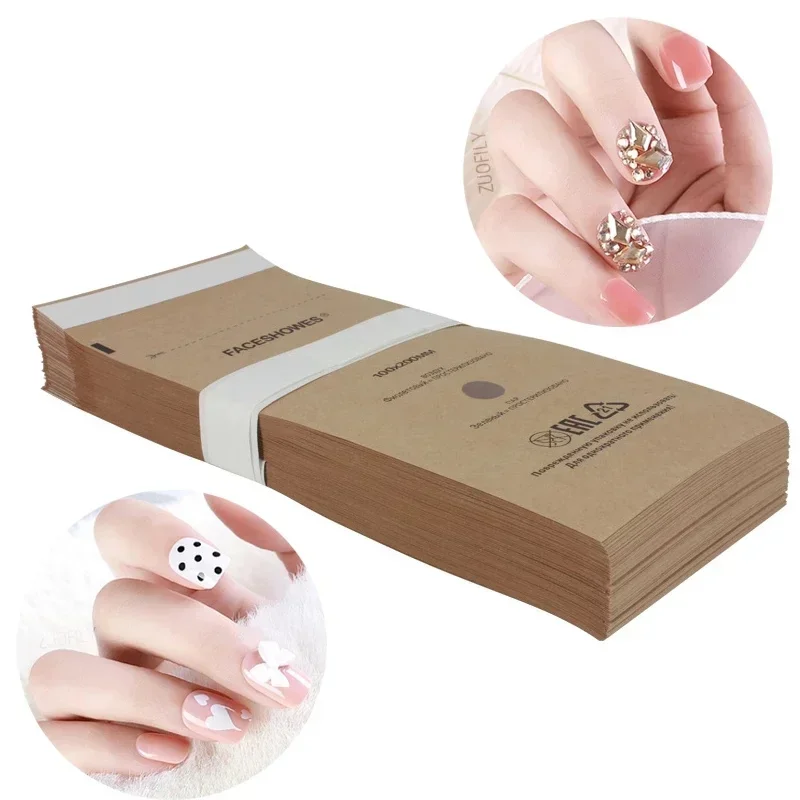 100 Stuks Wegwerp Sterilisatie Desinfectie Tas Set Nagel Gereedschap Sterilisator Kraft Zakken Nagels Apparatuur Desinfectie Accessoires