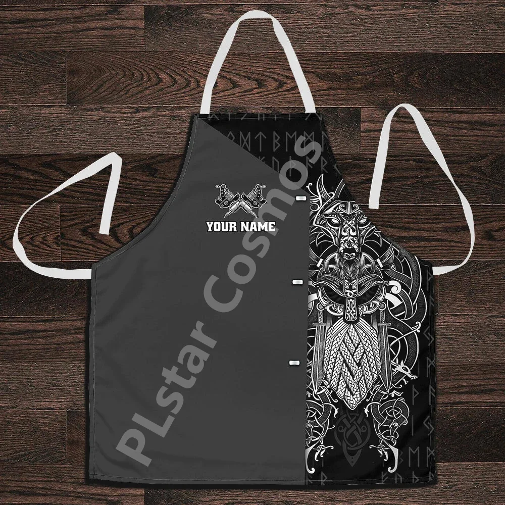 Tattoo Artist Shop Apron Personalized Name 3D All Over Printed Apron