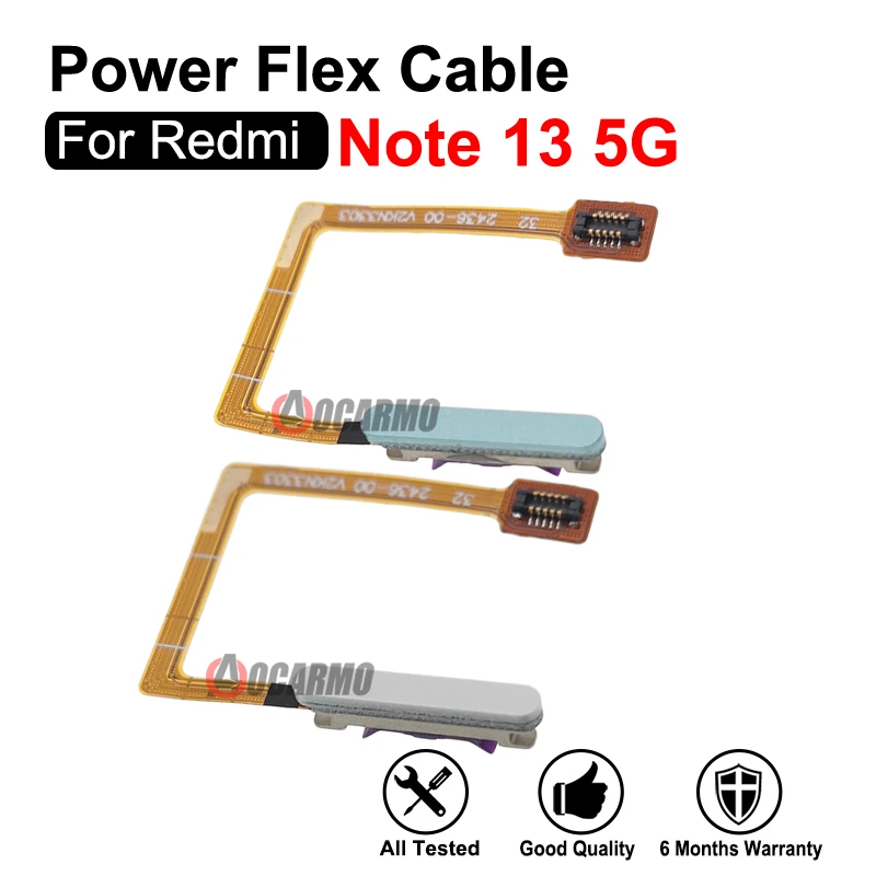 

Home Button Fingerprint Sensor Flex Cable Replacement Repair Parts For Redmi Note 13 5G