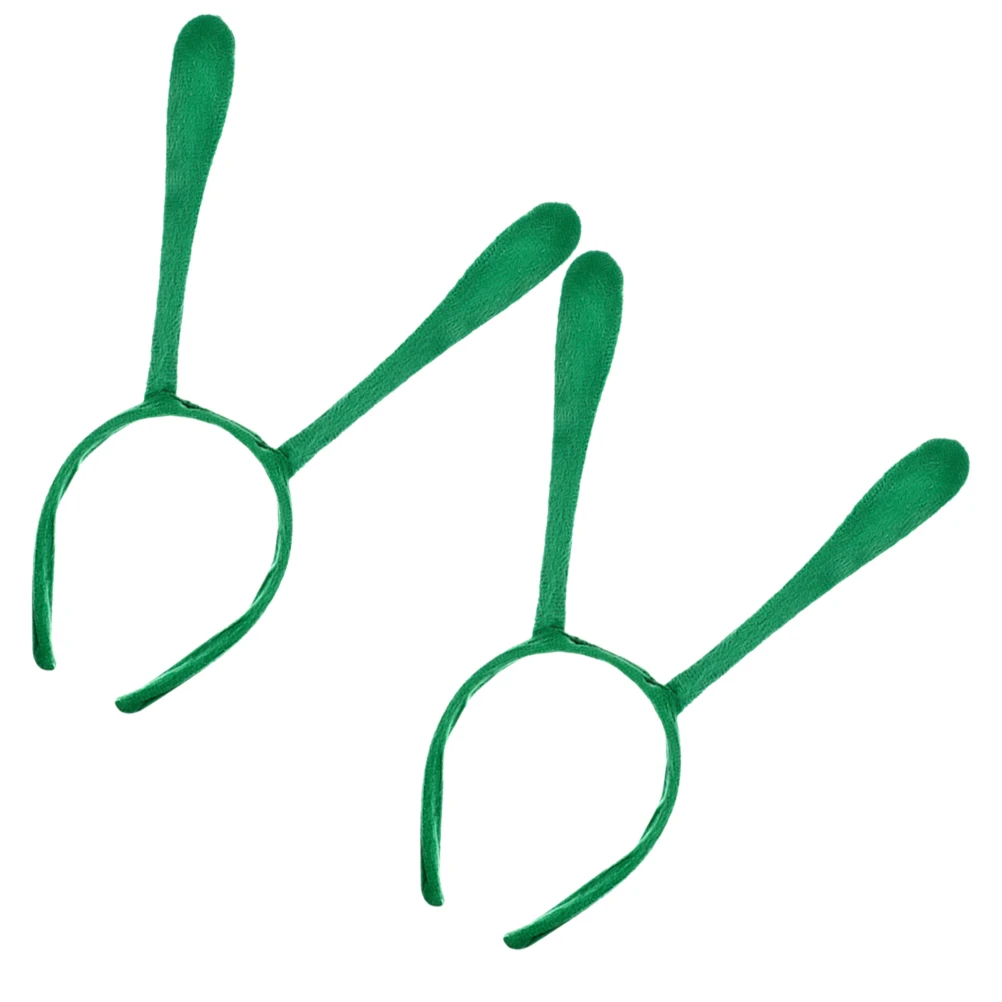 2Pcs Bee Tentacles Headband Comfortable Fabric Cosplay Party Hair Hoop Halloween Accessory Bee Antenna Headband