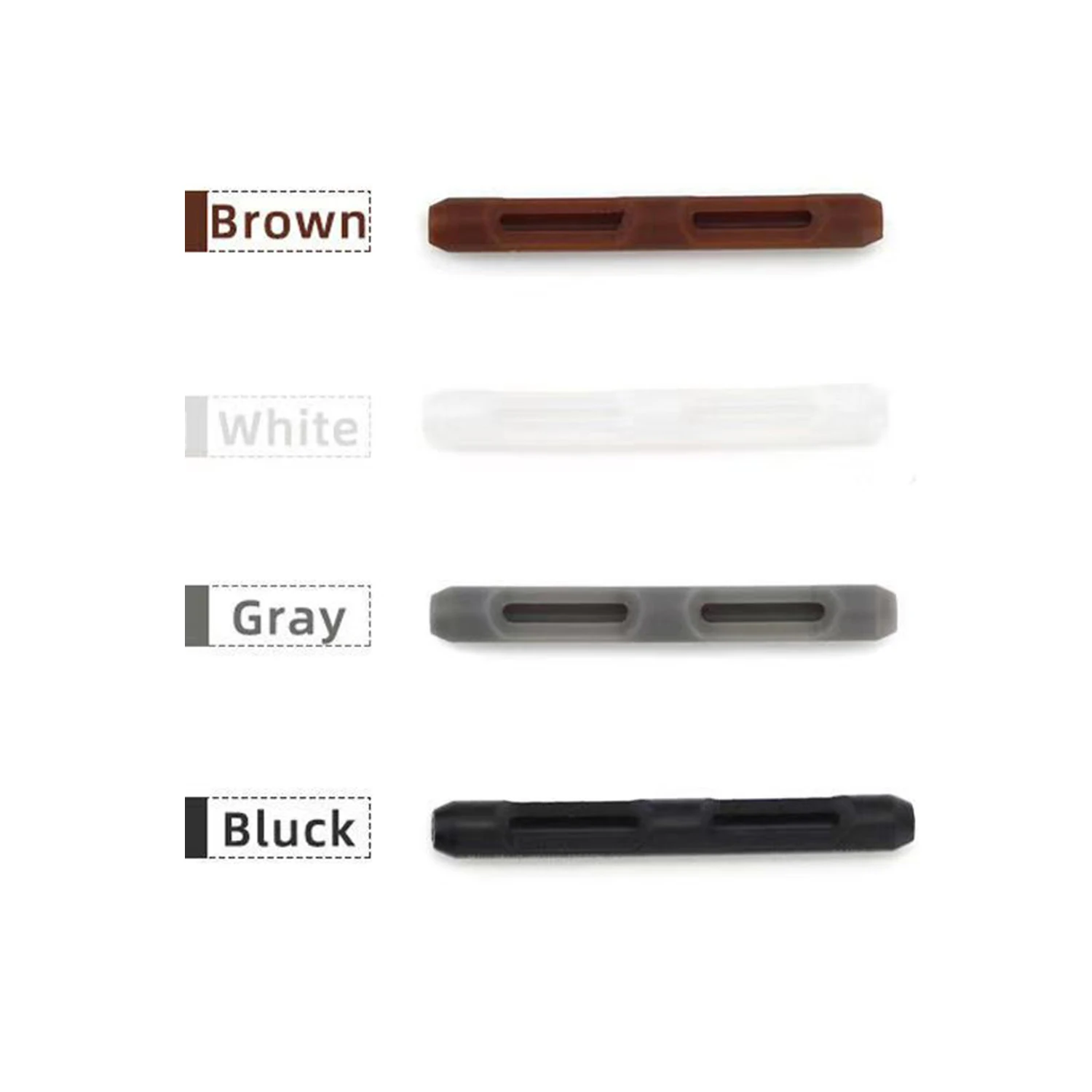 2Pcs Silicone Glasses Anti-slip Sleeves Temple Tip Holder Eyeglasses Grip Anti Slip Ear Hook Glasses Foot Cover Eyewear
