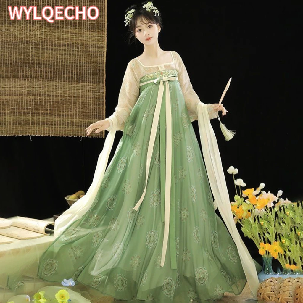 

Hanfu Dress Women Ancient Chinese Song Dynasty Hanfu Set Female Cosplay Costume Party Summer Hanfu Dress 3pcs Sets For Women