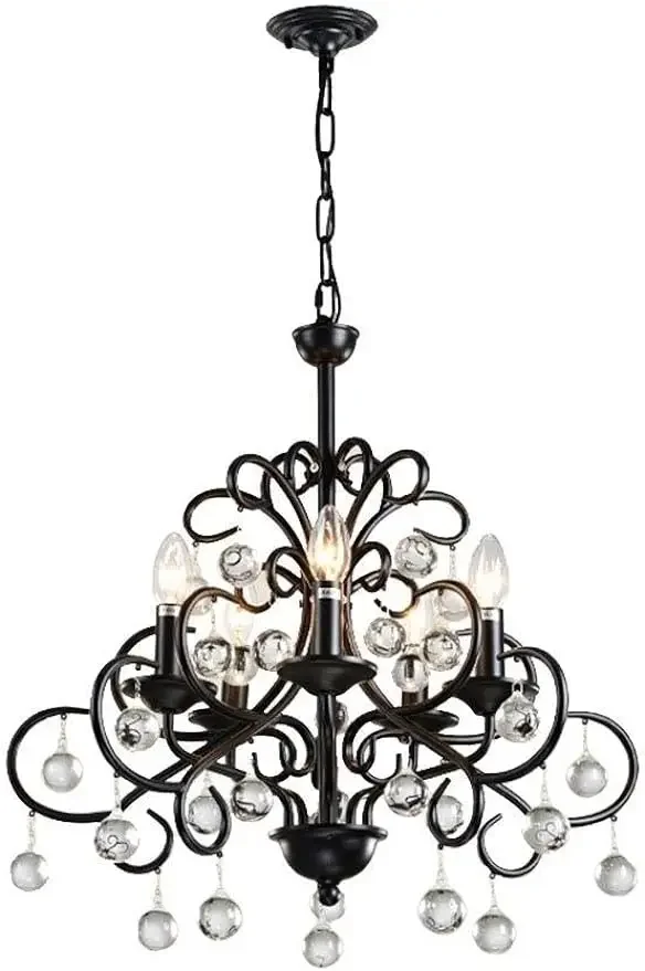 YECTSKI Chandelier, Universal Island Light Crystal Chandelier Ceiling Lights for Kitchen Dining Room Foyer Living Room