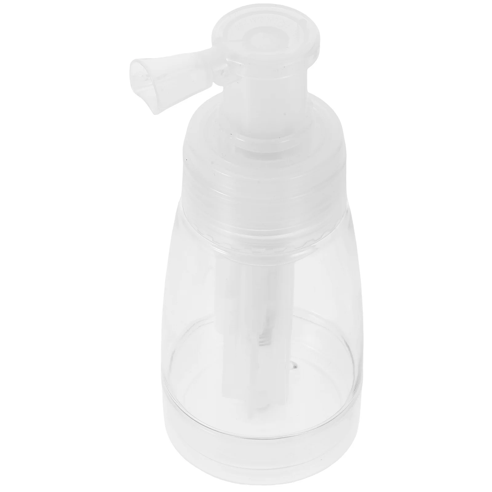 ขวดสเปรย์แห้งขนาด 180 มล. แบบใส ใช้เติมได้ สำหรับร้านเสริมสวย ร้านตัดผม บรรจุแป้งทาตัว ป้องกันการรั่วซึม สำหรับเครื่องสำอาง