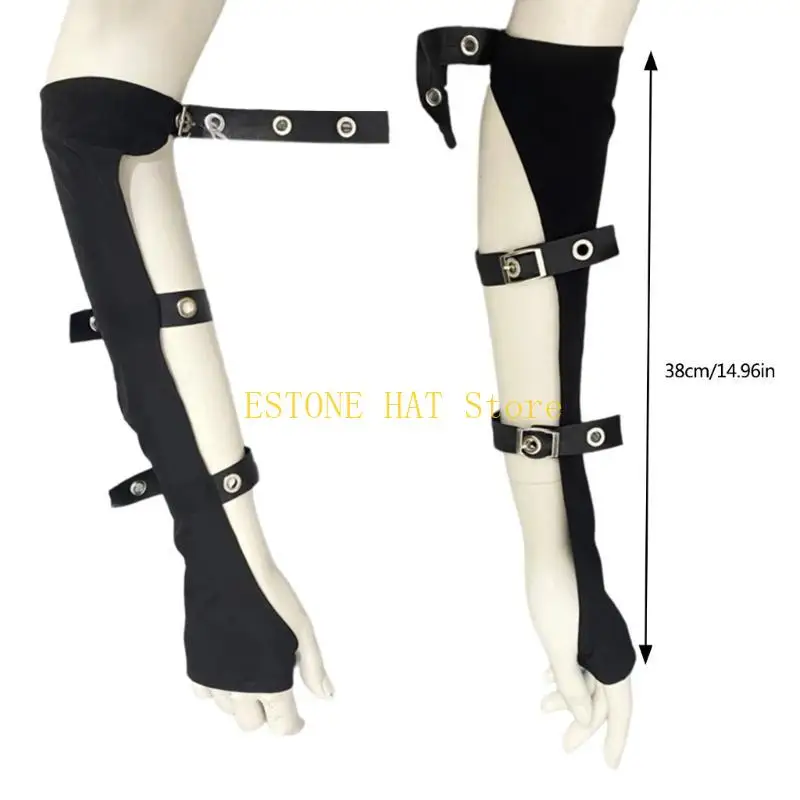 49MF 1Pair Phụ nữ tay áo Punk ARM