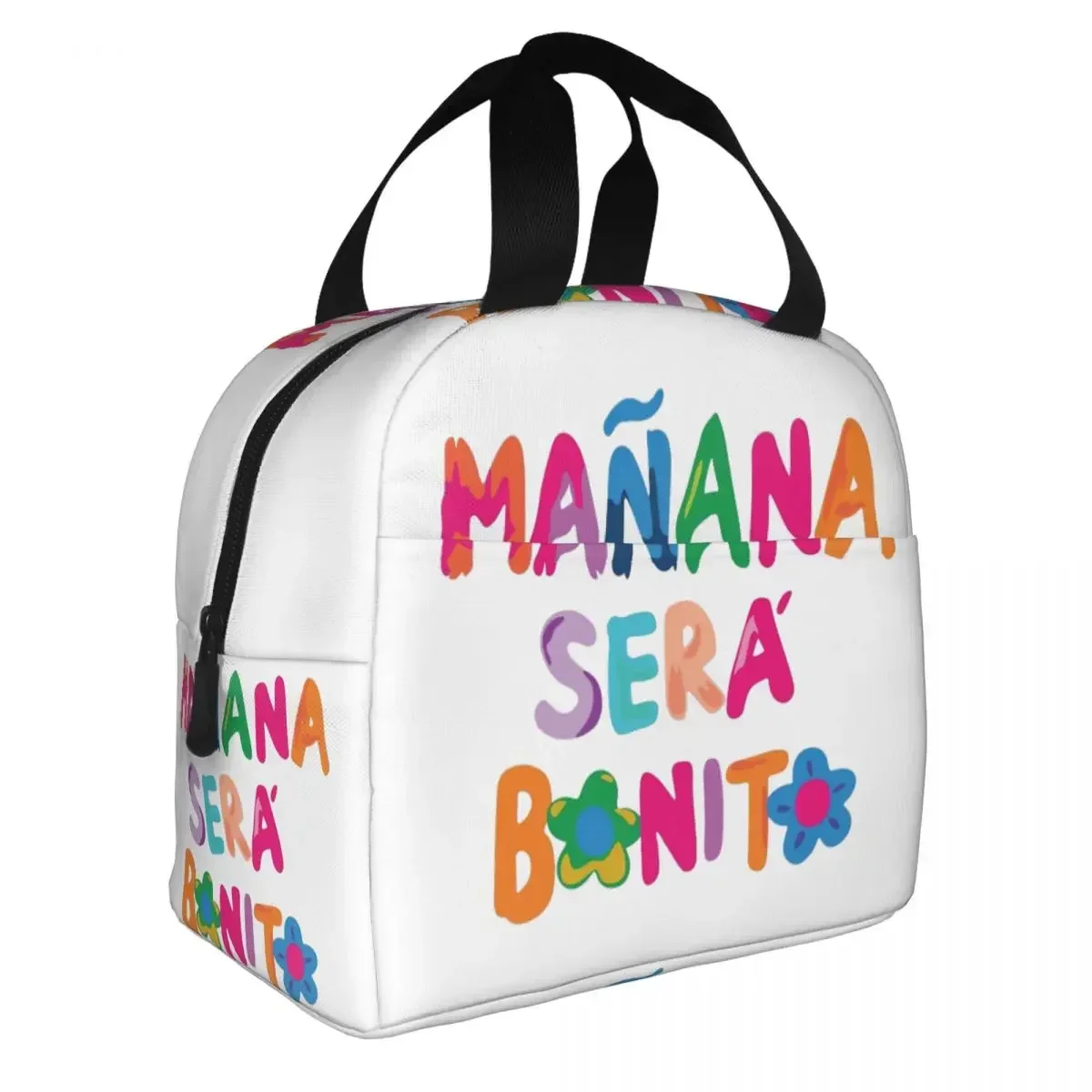 MANANA Karol G Bichota Music Insulated Lunch Bag Leakproof Meal Container Thermal Bag Tote Lunch Box School Picnic Men Women