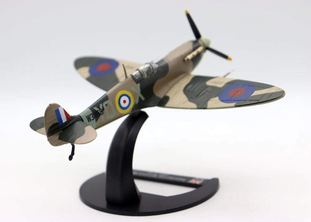 New 1/72 Supermarine Spitfire Mk Vb 1941 UK Diecast and Plastic alloy simulation model aircraft for collection gift