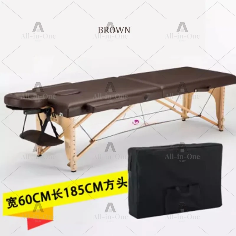 Professional carry on massage beauty bed, folding massage SPA bed, custom beauty salon, thickening treatment table
