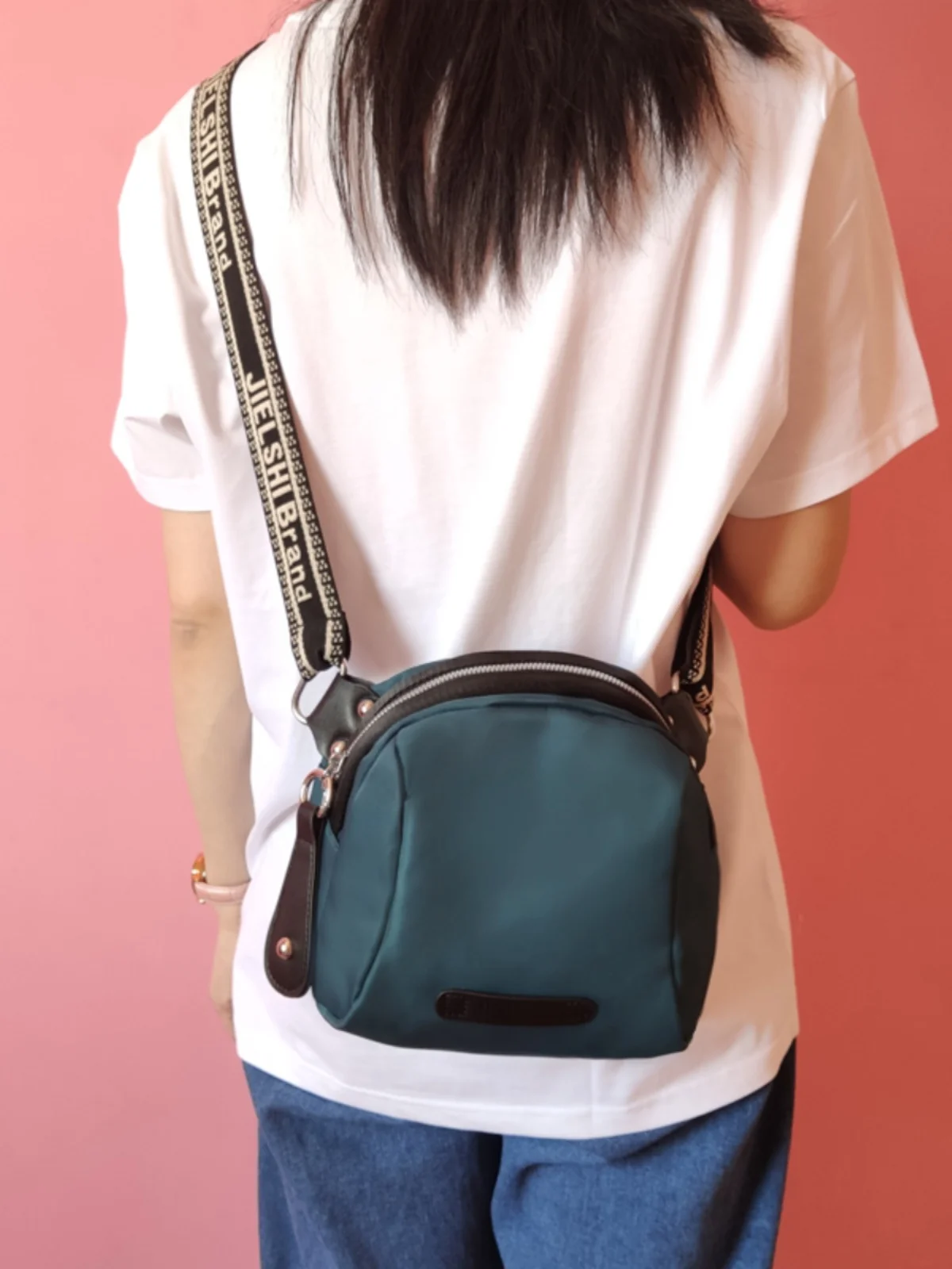 

Большая нейлоновая сумка Capaci из ткани быка, женская сумка через плечо, милая крутая сумка с цветным узором без брендовой сумки