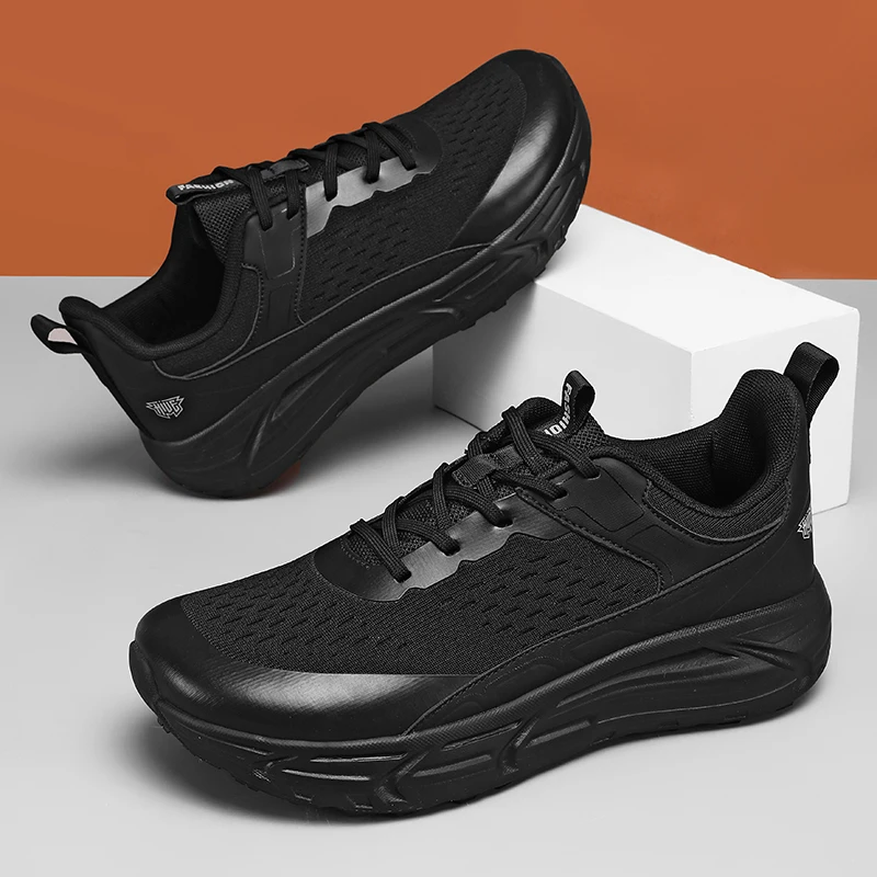 

Men Sports Running Blue Jogging Shoes Casual Sneakers Black Outdoor Breathable Mesh Women Light Shock-absorption Tennis