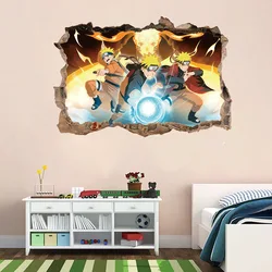 NARUTO Anime Wall Stickers Children's Room Decorative Stickers 3DUzumaki Naruto Beautification Stickers Children's Toys